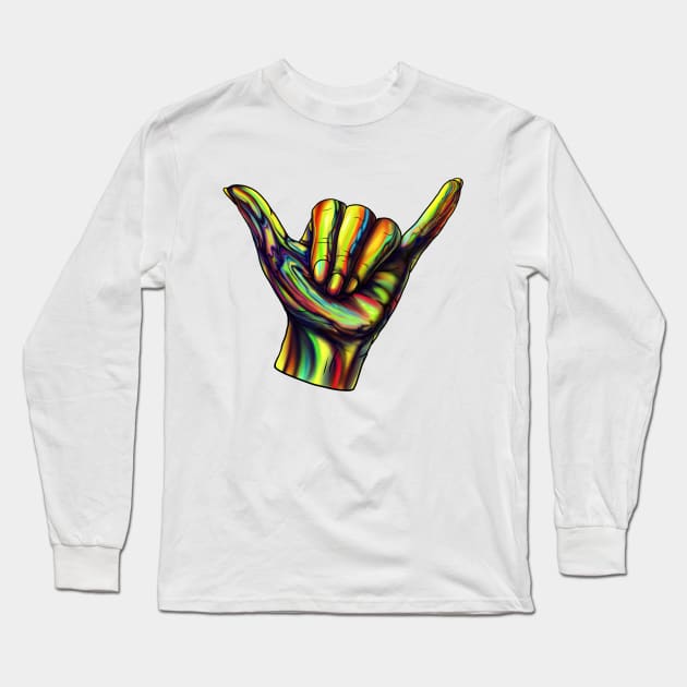 hand salute Long Sleeve T-Shirt by art object